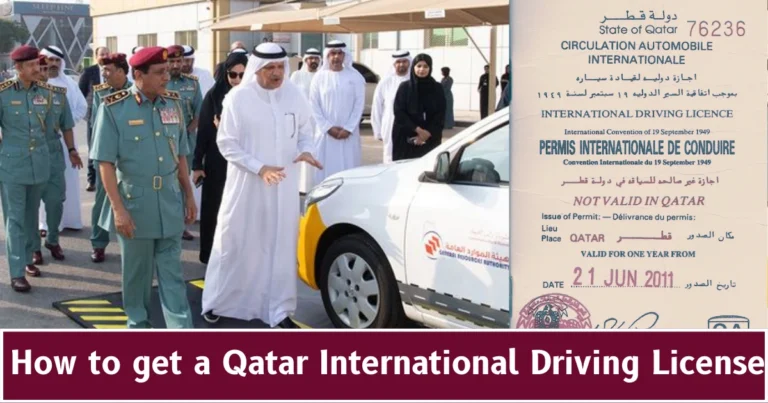 Get Qatar International Driving License: Apply now 2025 11 Qatar international driving license
