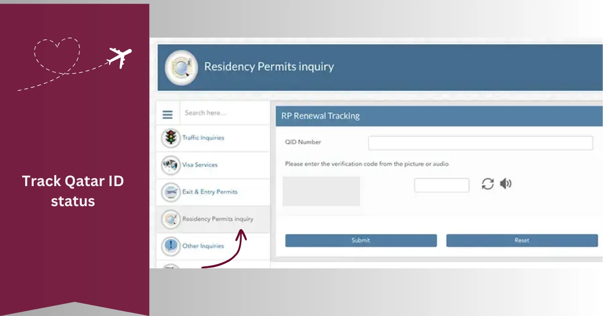 Track Qatar ID renewal status