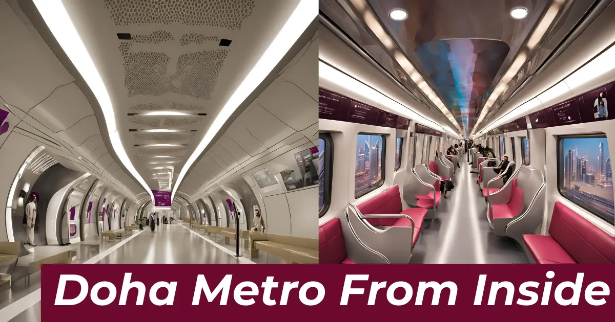 Doha Metro From Inside