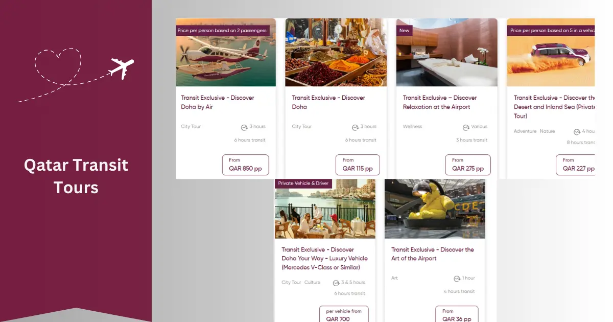 Transit tour in transit visa. Qataralive.com