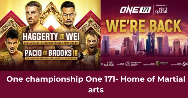 ONE Championship Returns: Qatar ONE 171 at Lusail Sports Arena 6 One championship One 171- Home of Martial arts