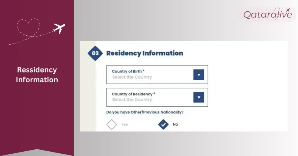 Qatar Tourist Visa Ultimate Guide: Hayya A1 Made Easy 8 Residency information