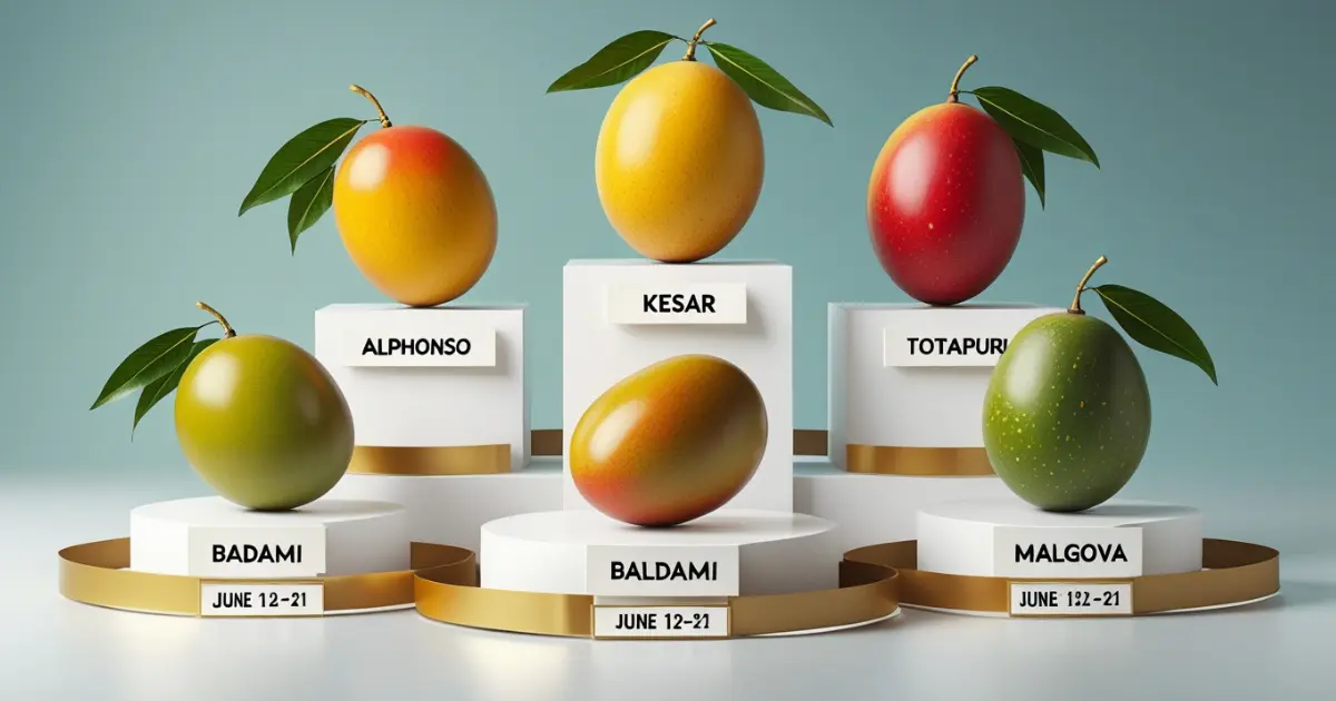 Indian Mango Festival 2025 at Souq Waqif 2 Key Indian Mango Varieties & Seasons