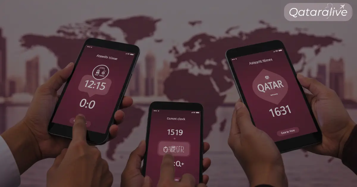 Never Miss a Beat: Ultimate Live Qatar Time Zone & World Clock Comparison Tool 3 Instant Global Comparisons (Fixed Cities. Qataralive