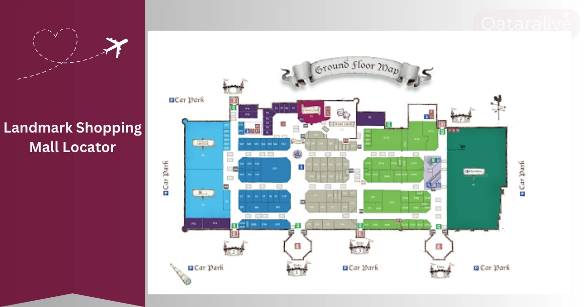 Things to Check Out at Landmark Shopping Mall, Doha(Updated) 2 Landmark mall locator. Qataralive.com