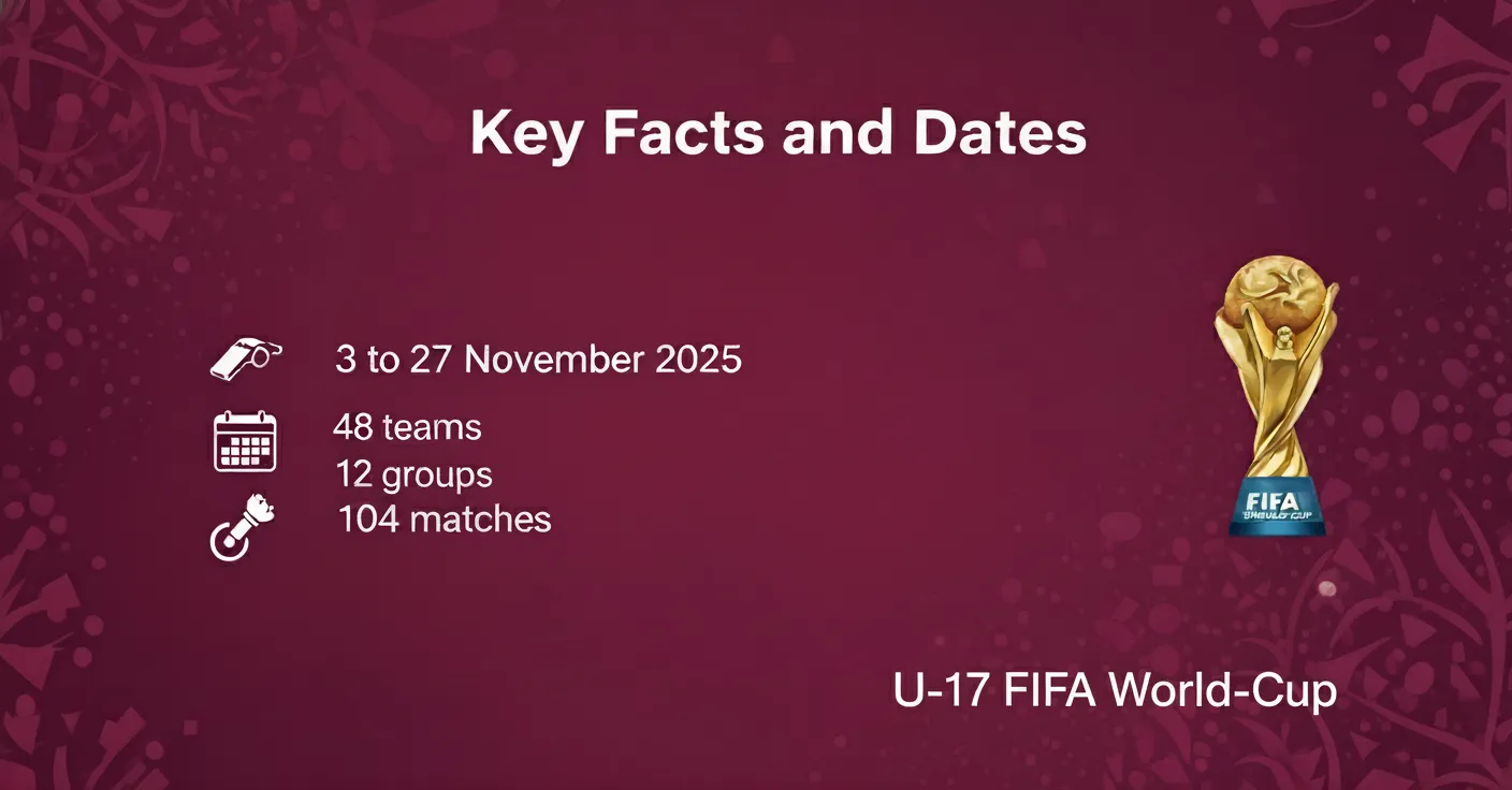 FIFA U-17 World Cup Qatar 2025 Tickets & Schedule Guide 3 Key facts and Dates FIFA U-17 Qataralive