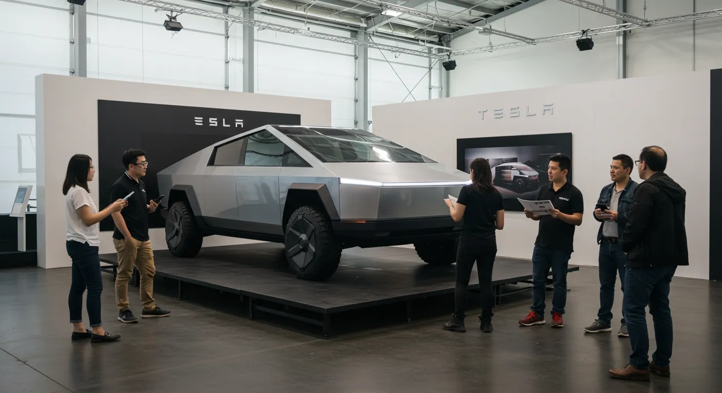Qatar Tesla CyberTruck Launch Qataralive