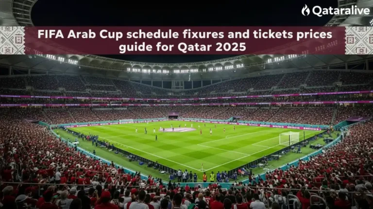 FIFA Arab Cup Full schedule & Tickets Prices Guide 2025 5 FIFA Arab Cup schedule fixtures & Tickets Prices Guide 2025