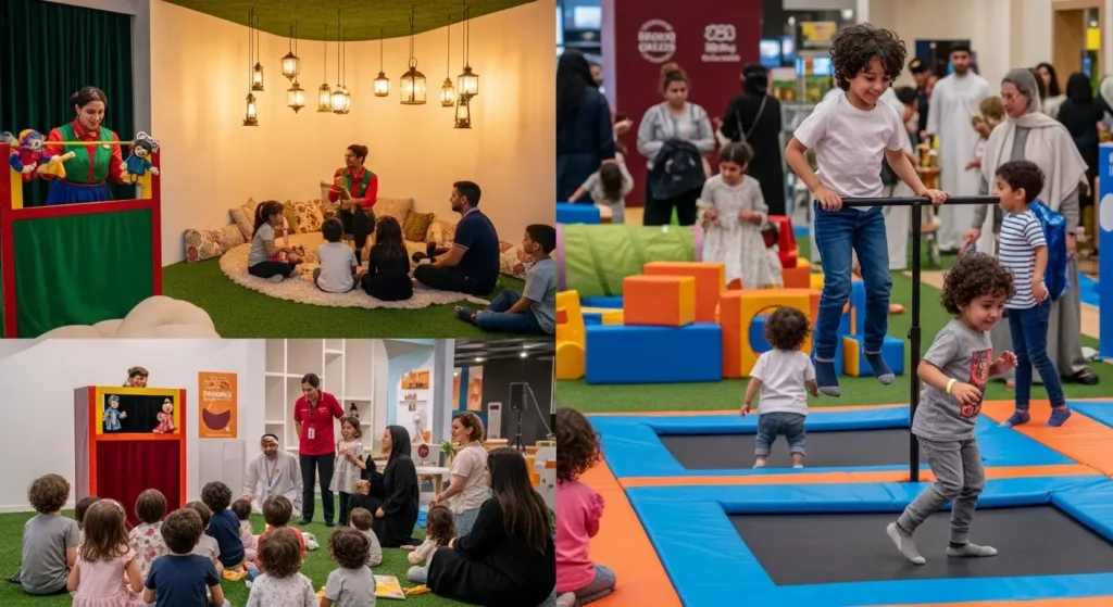 Family zone and kids activities at Brouq Season Qatar 2025