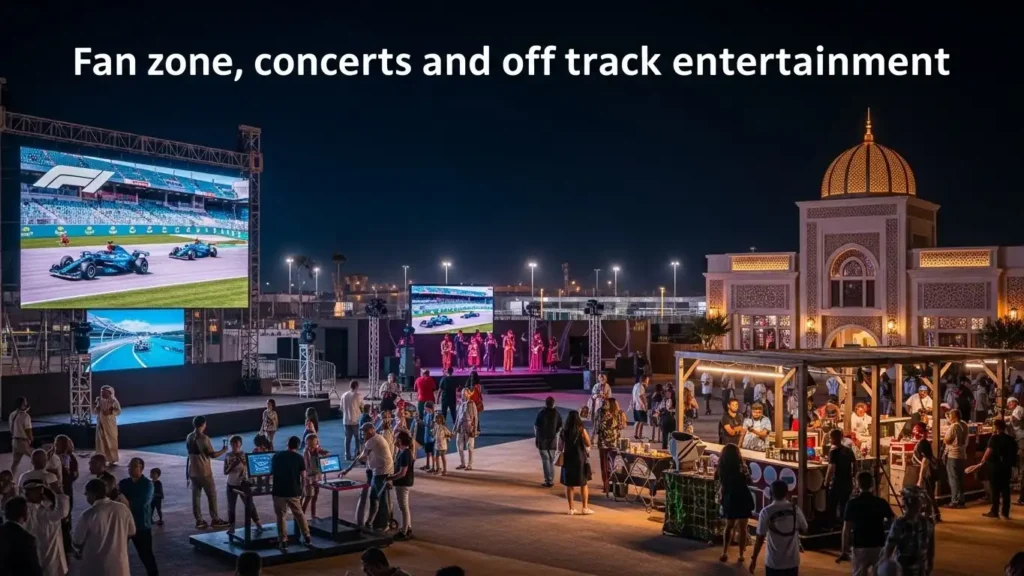 Formula 1 Qatar Airways Qatar Grand Prix 2025 | Guide 4 Fan zone, concerts and off track entertainment Qatar Grand Prix 2025