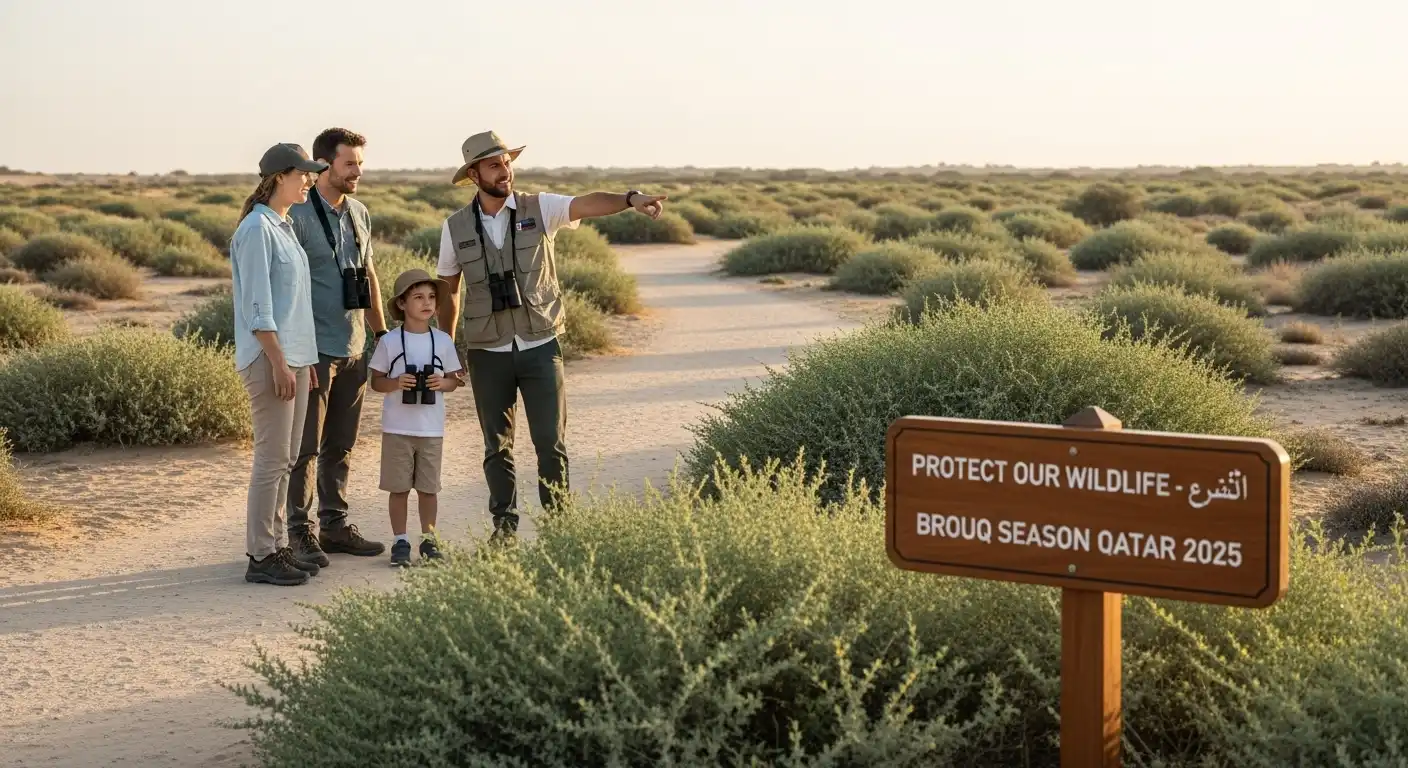Wildlife experience route at Brouq Season Qatar 2025