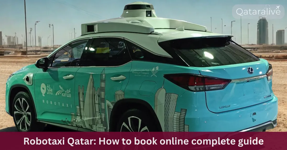 RoboTaxi Qatar | How to book online Complete Guide