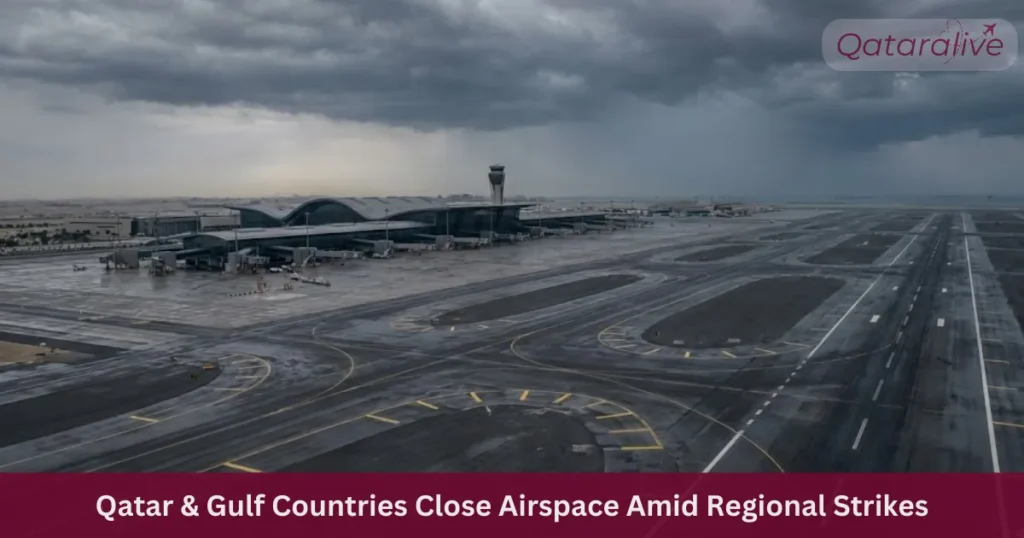 Qatar & Gulf Countries Close Airspace Amid Regional Strikes