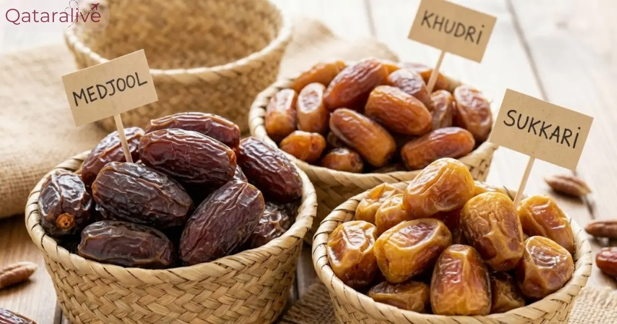 Date Varieties Display At dates festival 2026 Qatar