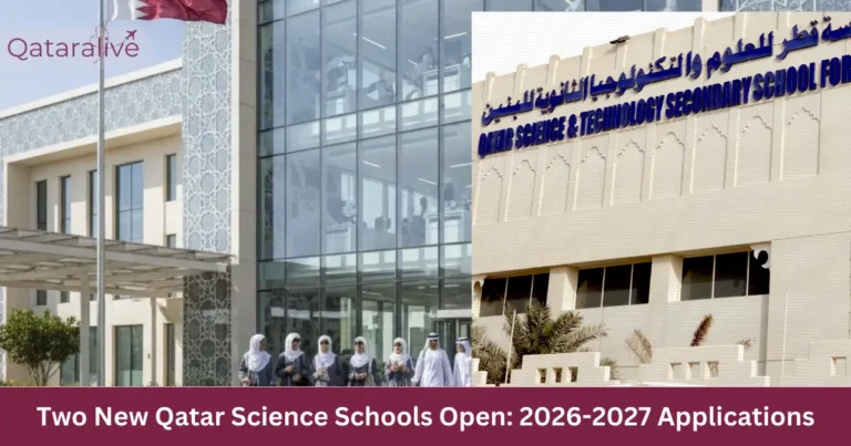 Two New Qatar Science and Technology Schools Open 2026-2027 Applications