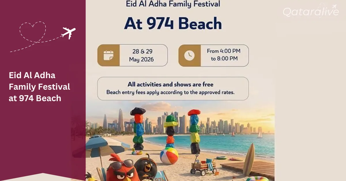 Eid Al Adha Family Festival at 974 Beach