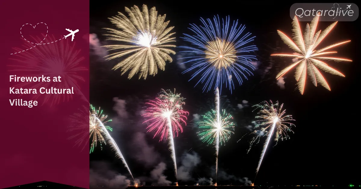 Fireworks at Katara Cultural Village Qataralive