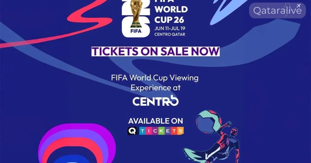 FIFA World Cup 2026 Fan Zones in Qatar: Watch the Live action 4 Centro qatar fanzone FIFA World cup 2026