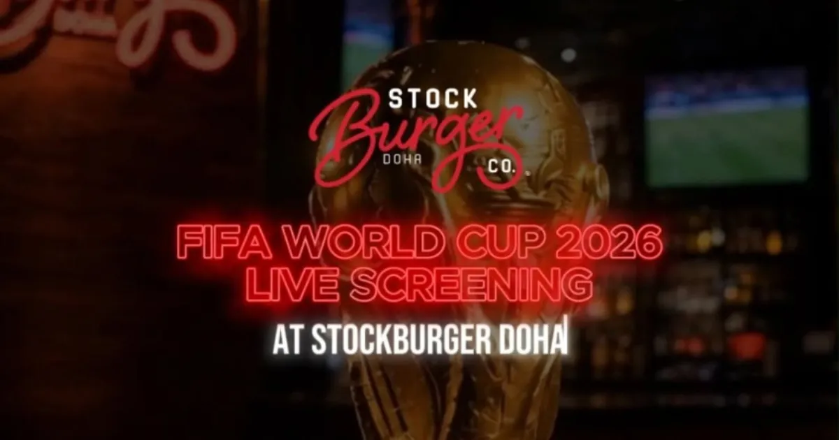Stock Burger Co. Doha qatar fanzone FIFA World cup 2026