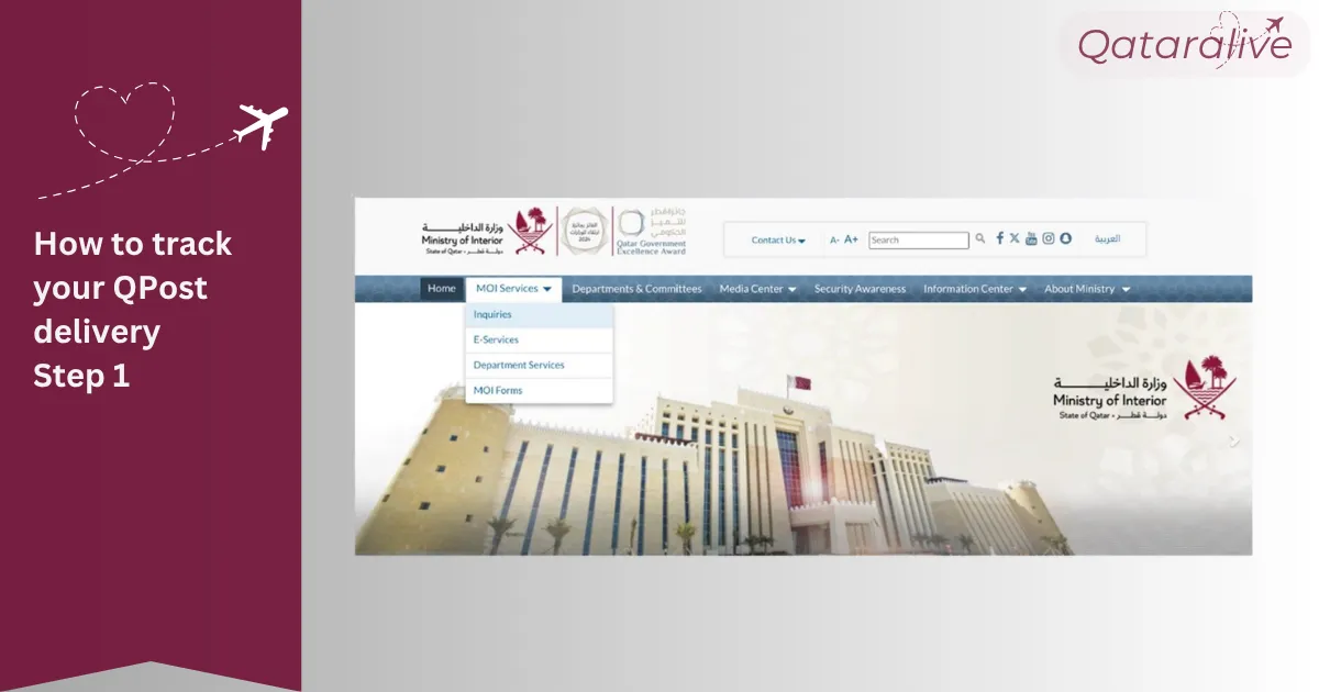 Qatar Driving License Renewal: Online Renewal, Fees, Requirements & Validity 6 How to track your QPost delivery
