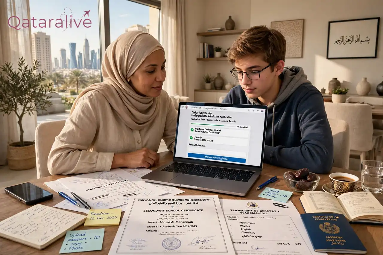 Qatar Education Excellence Award 2027: How to Apply, Categories and Key Dates 3 Parent completing the online application for the Qatar Education Excellence Award